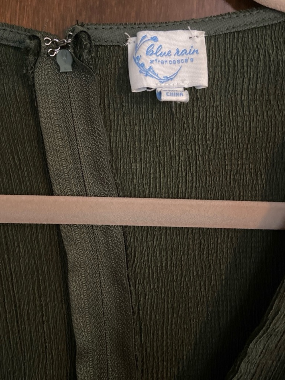 Francesca’s Long Sleeve Midi dress with front keyhole - Picture 3 of 6